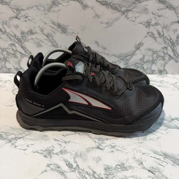 Altra Other - Altra Men 10 Lone Peak 5 Shoe Trail Running Sneaker Black Athletic Activewear